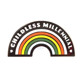 Childless Millennial Pin