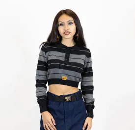 FB County Long Sleeve Charlie Brown Crop Tops