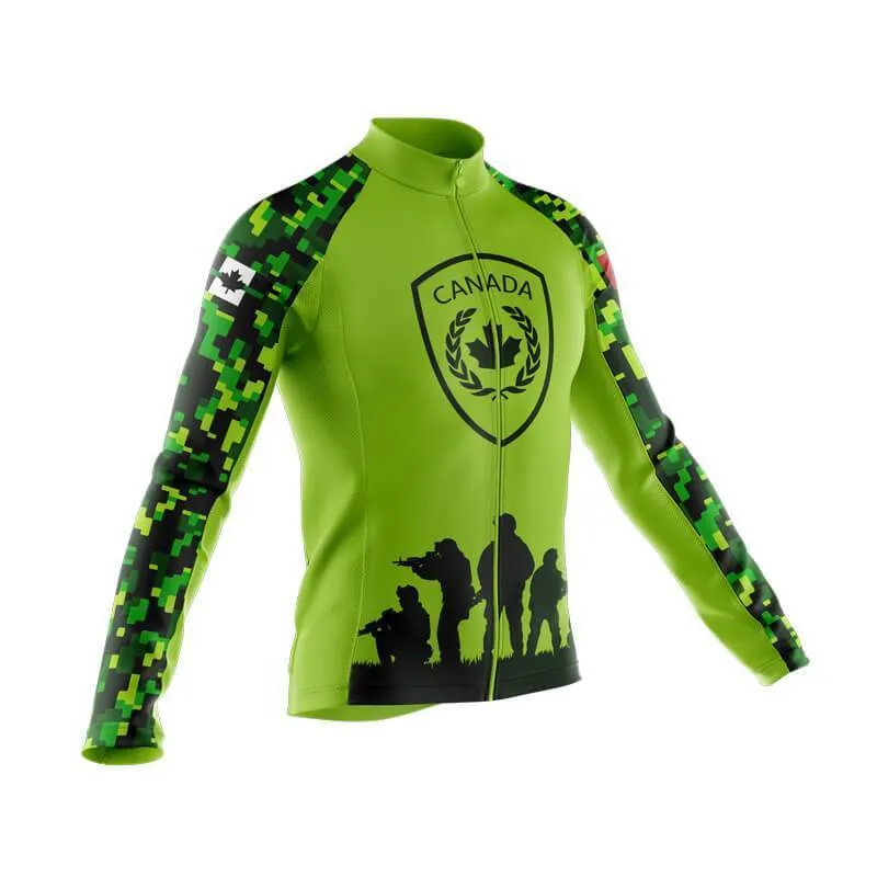 Fluorescent Green Canada Army Thermal Club Jersey