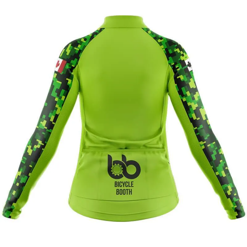 Fluorescent Green Canada Army Thermal Club Jersey