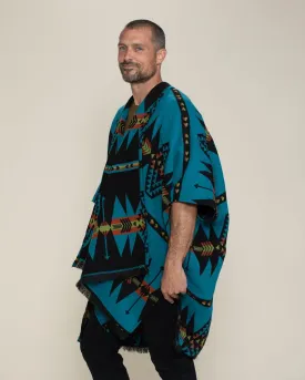 Grey Wolf Fabric Poncho | Men's