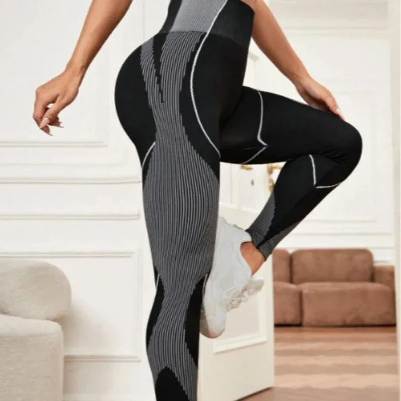 High Waist Slim Fitness Workout Legging with Seamless Booty Lifting