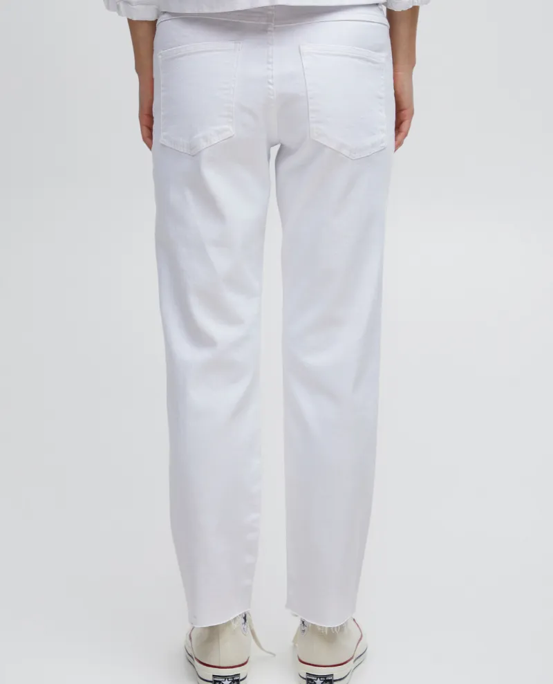 Ichi Ziggy Raven Bright White Jeans