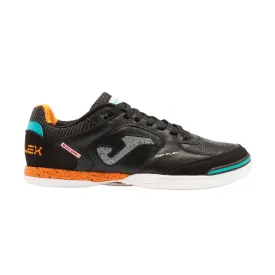 Joma Top Flex Indoor Boots- Black/Orange/Aqua