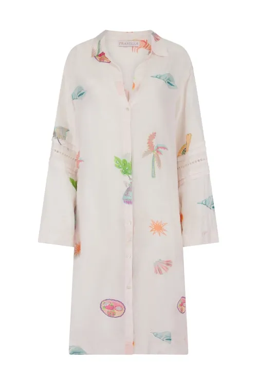 PR uno treasure island shirt dress