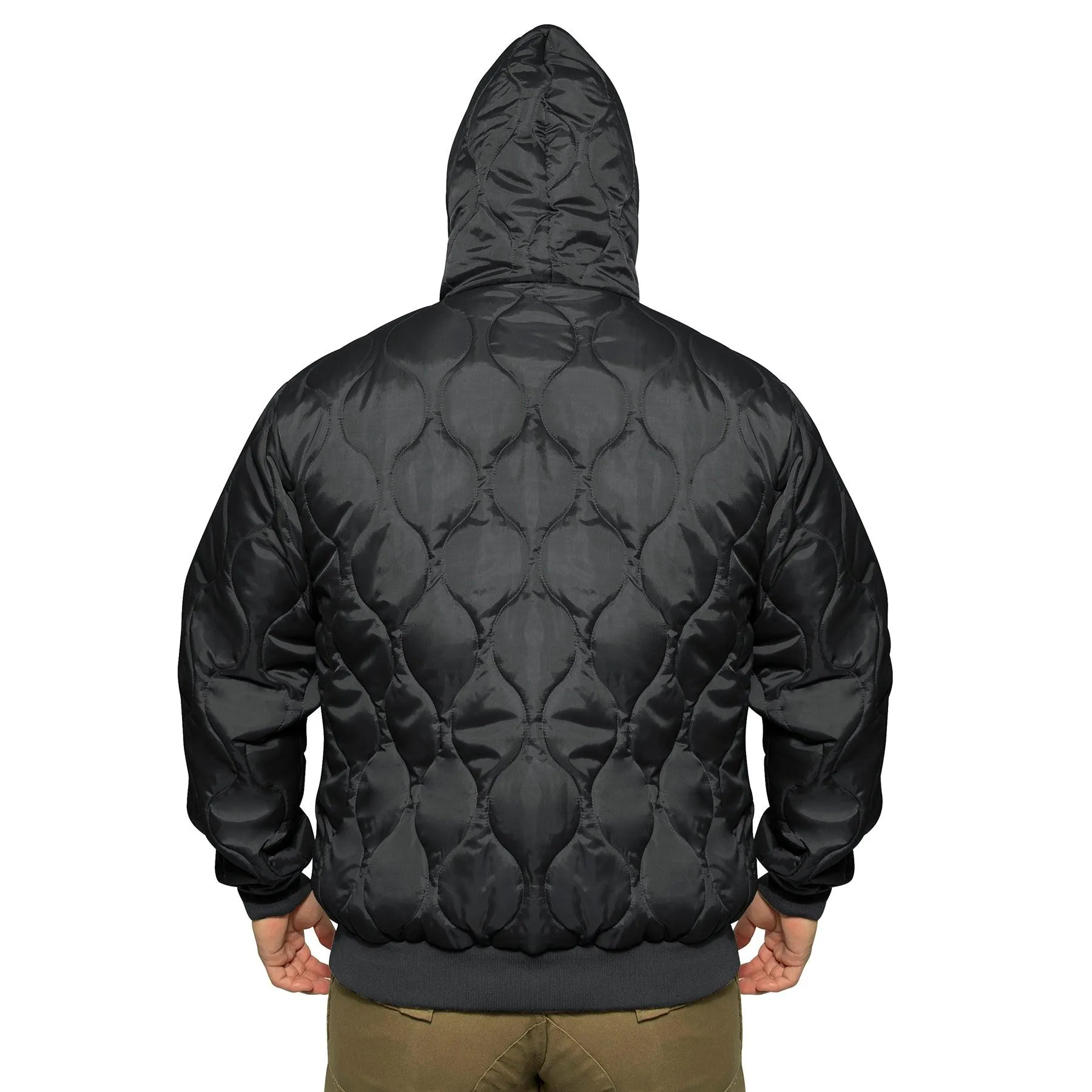 Quilted Woobie Hooded Sweatshirt