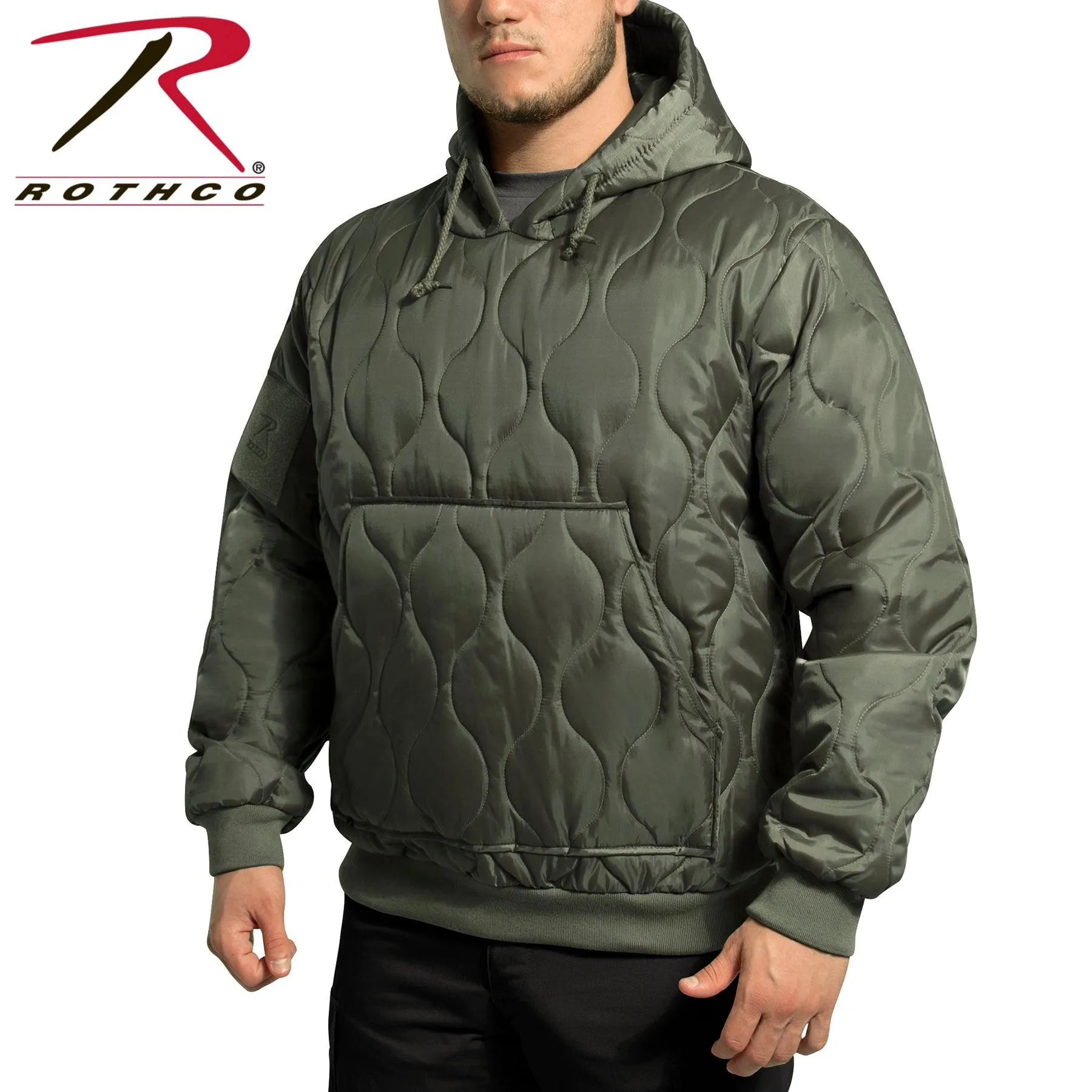 Quilted Woobie Hooded Sweatshirt