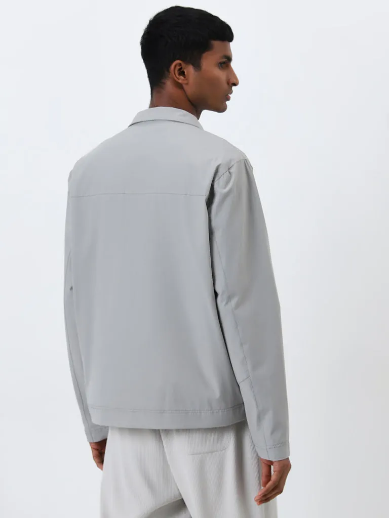 Studiofit Grey Relaxed-Fit Jacket