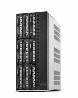 TERRAMASTER T9-500 Pro NAS Storage - 9Bay Core i7 1255U 10-Cores 12-Threads CPU, 16GB DDR5 RAM, Dual 10GbE Ports, Network Attached Storage Peak Performance for Business (Diskless)