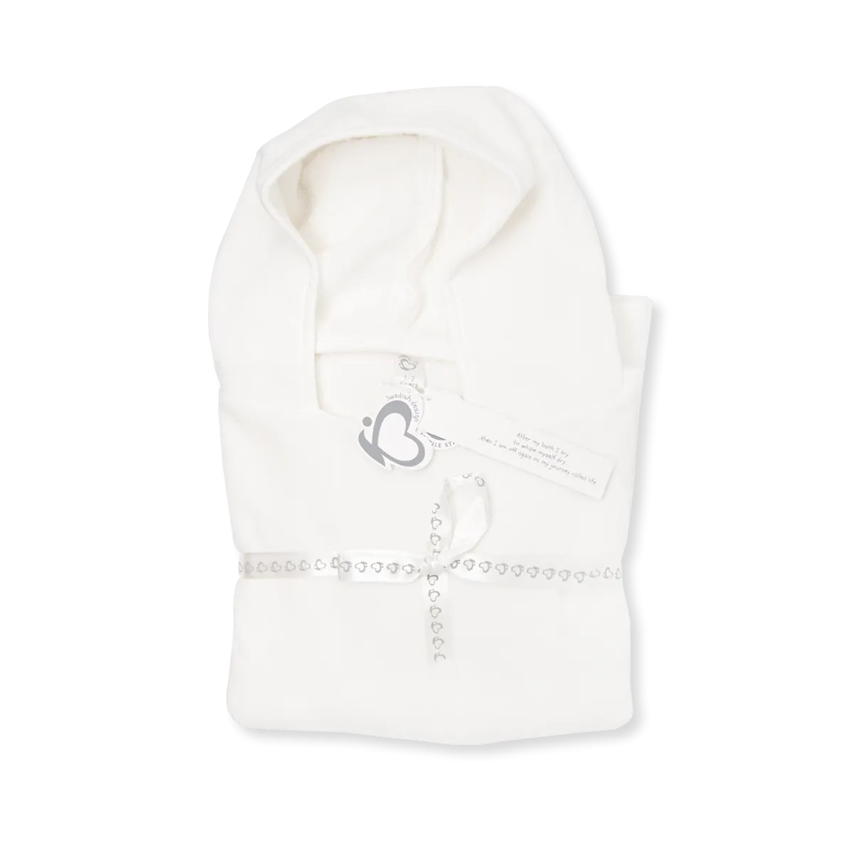 Toddler Poncho – White