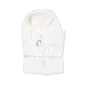 Toddler Poncho – White